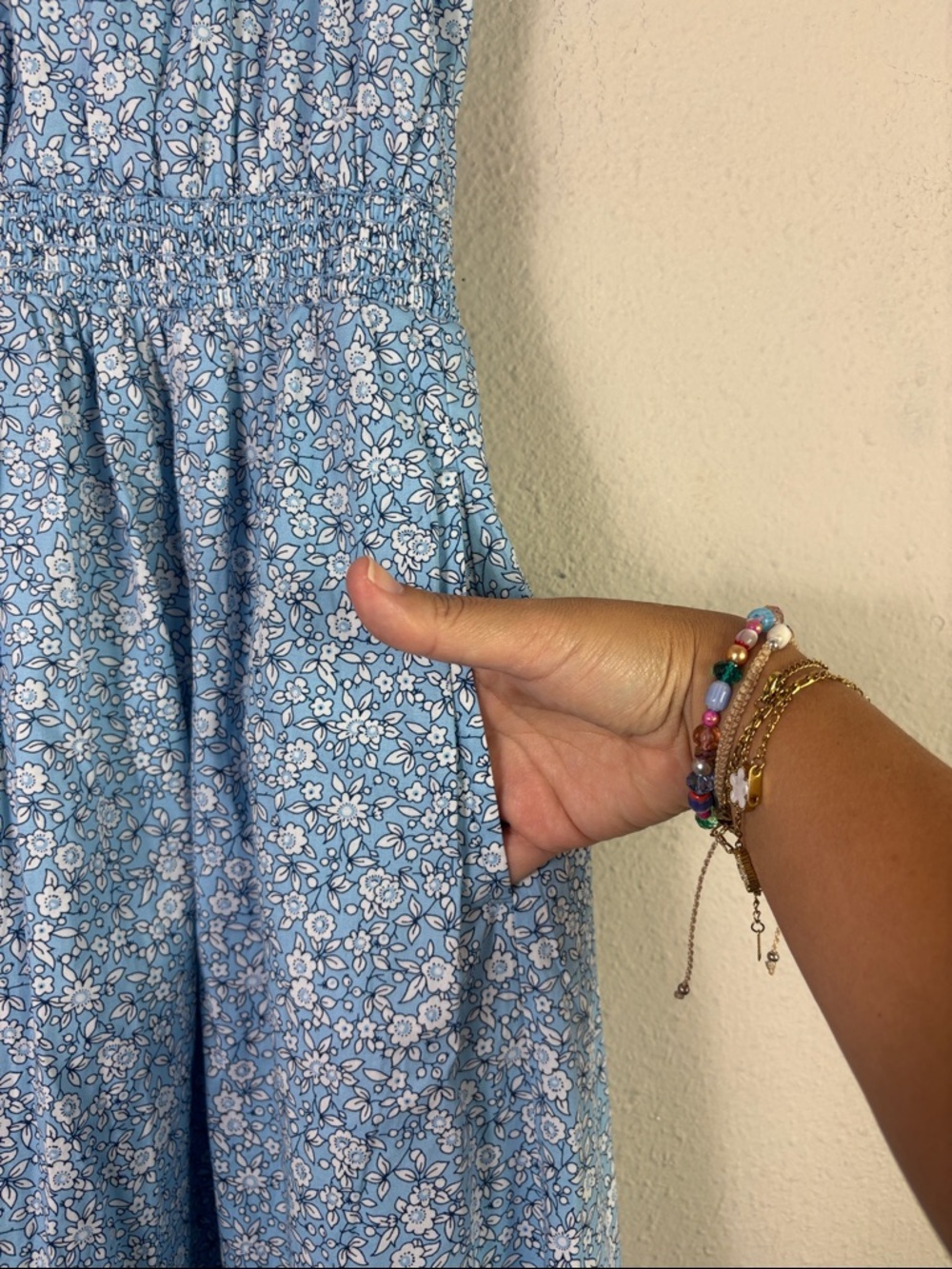 NWT J. Crew Printed collared midi floral dress in daydream blue ivory size 6 - Picture 9 of 11